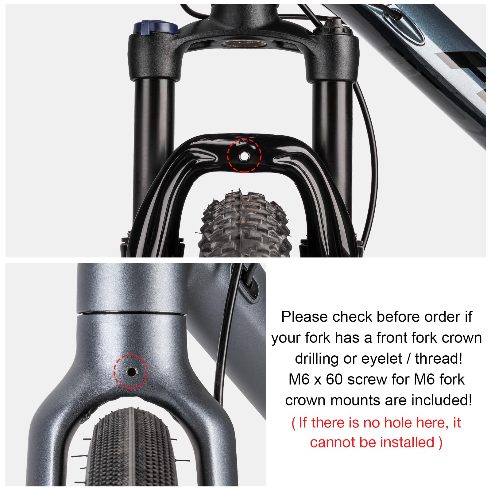 CXWXC Bike Basket Rack - Large Front Bicycle Basket with Struts
