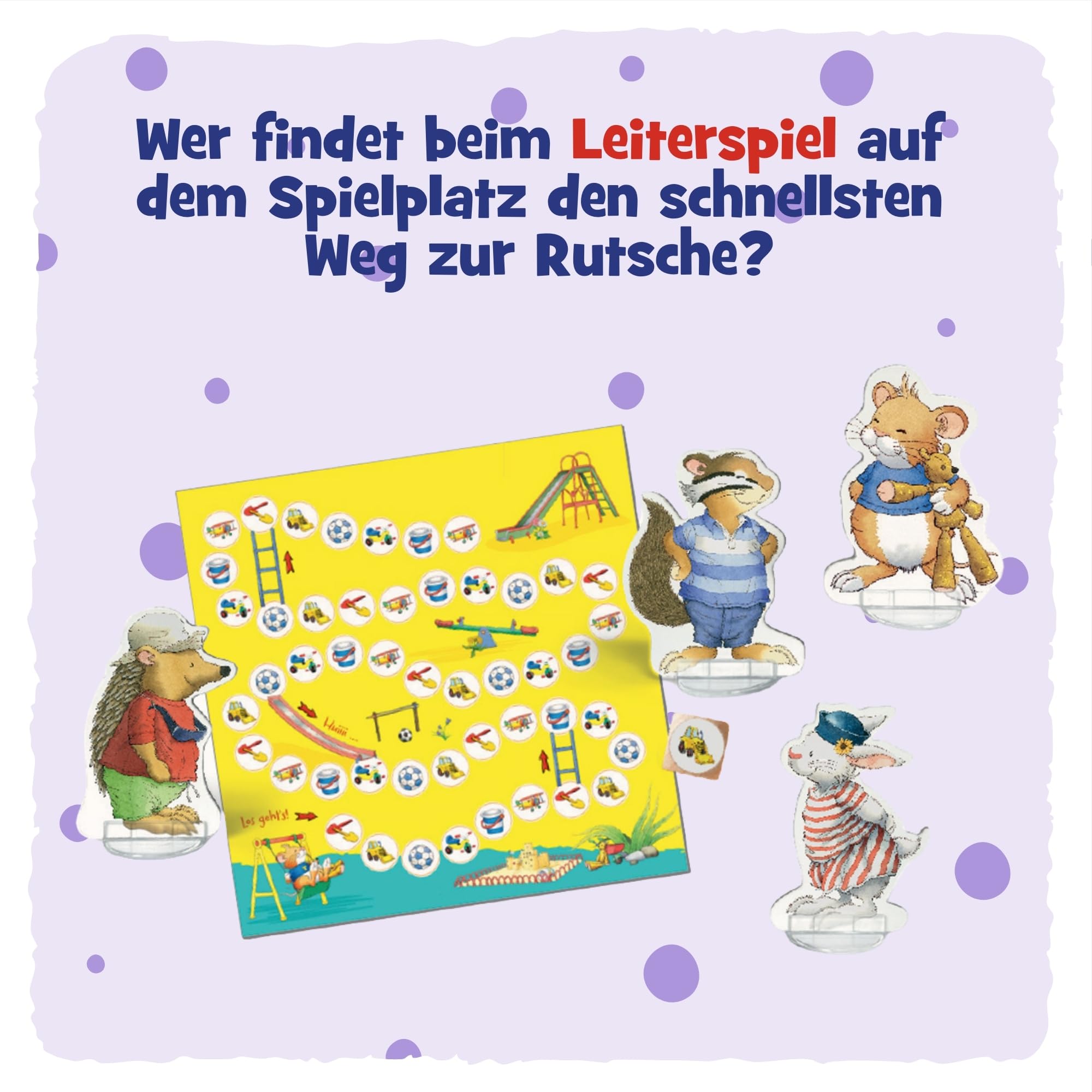 Leo Lausemaus Kinder Spielesammlung - 5 Brettspiele ab 3 Jahre | Leiterspiel, Puzzle, Legespiel, Memo-Spiel & Laufspiel - Lehrreiche Gesellschaftsspiele, Pädagogisch wertvoll