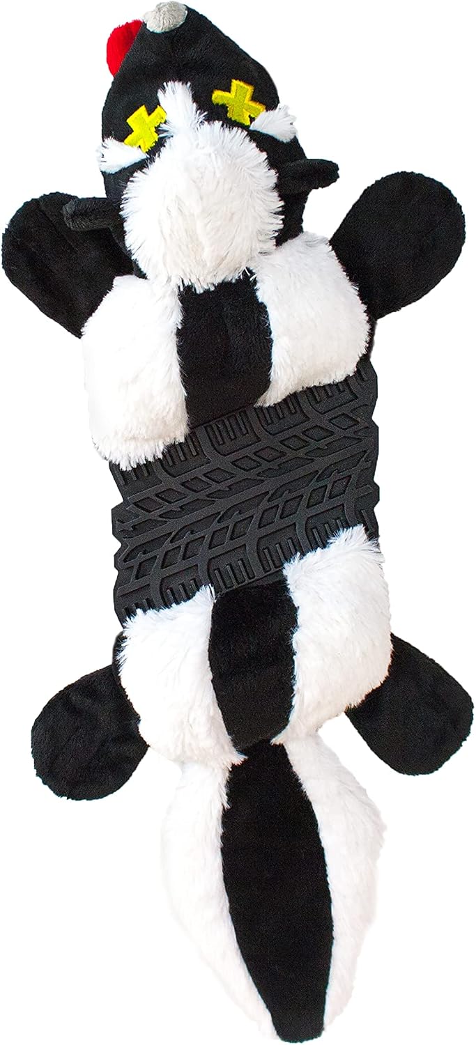 Outward Hound Invincibles Roadkillz Skunk Squeaky Dog Toy