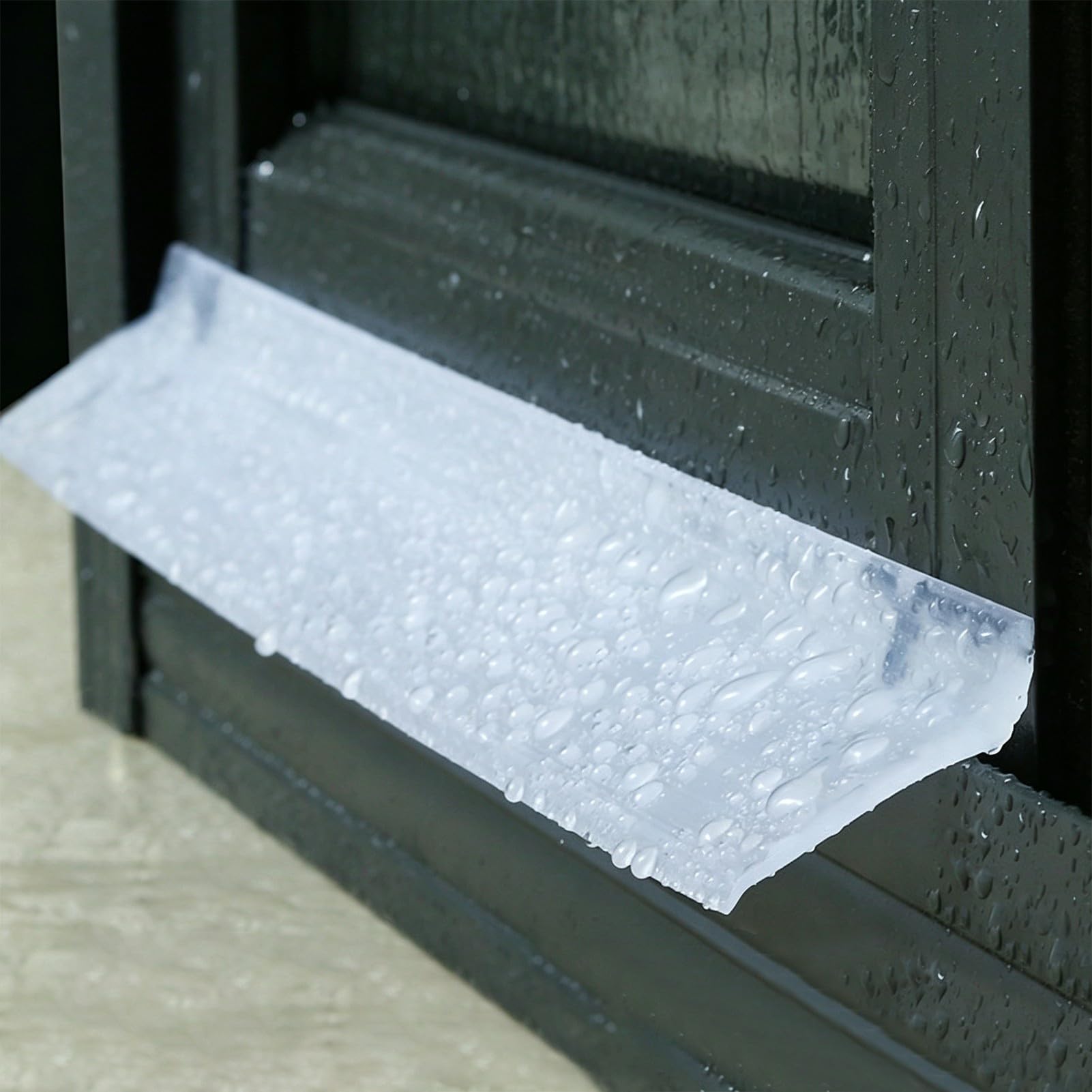 Vierteaguas Puerta Exterior Barrera Protectora Transparente Contra Goteo
