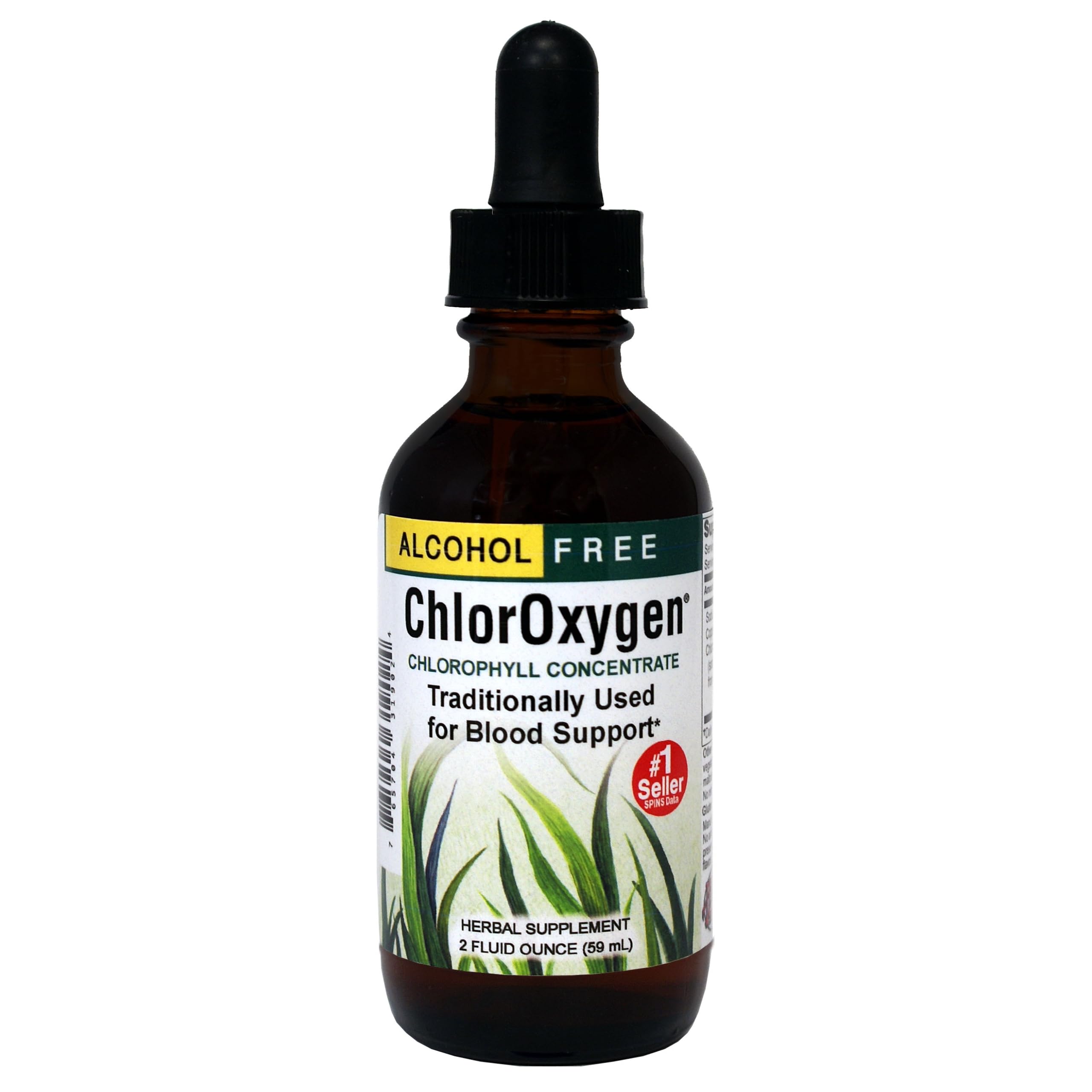 HERBS ETC. Chloroxygen Mint Chlorophyll Concentrate Bottle (2oz, Multicolour)