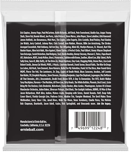 Miniatura 7 de Ernie Ball Regular Slinky - Cuerdas de guitarra eléctrica de acero inoxidable calibre 10-46 P02246
