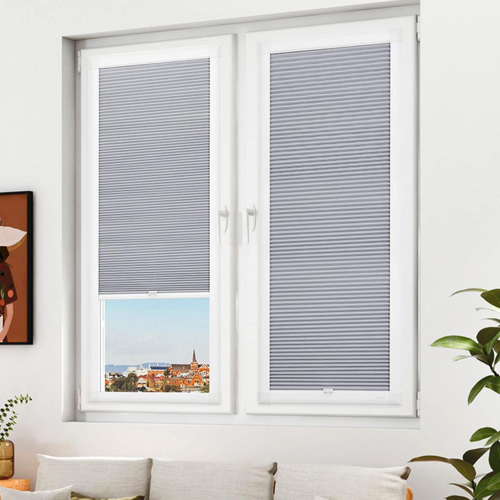 Amazon｜ハニカムカーテン、30/45/50/60/80/95/100/120cmハニカム