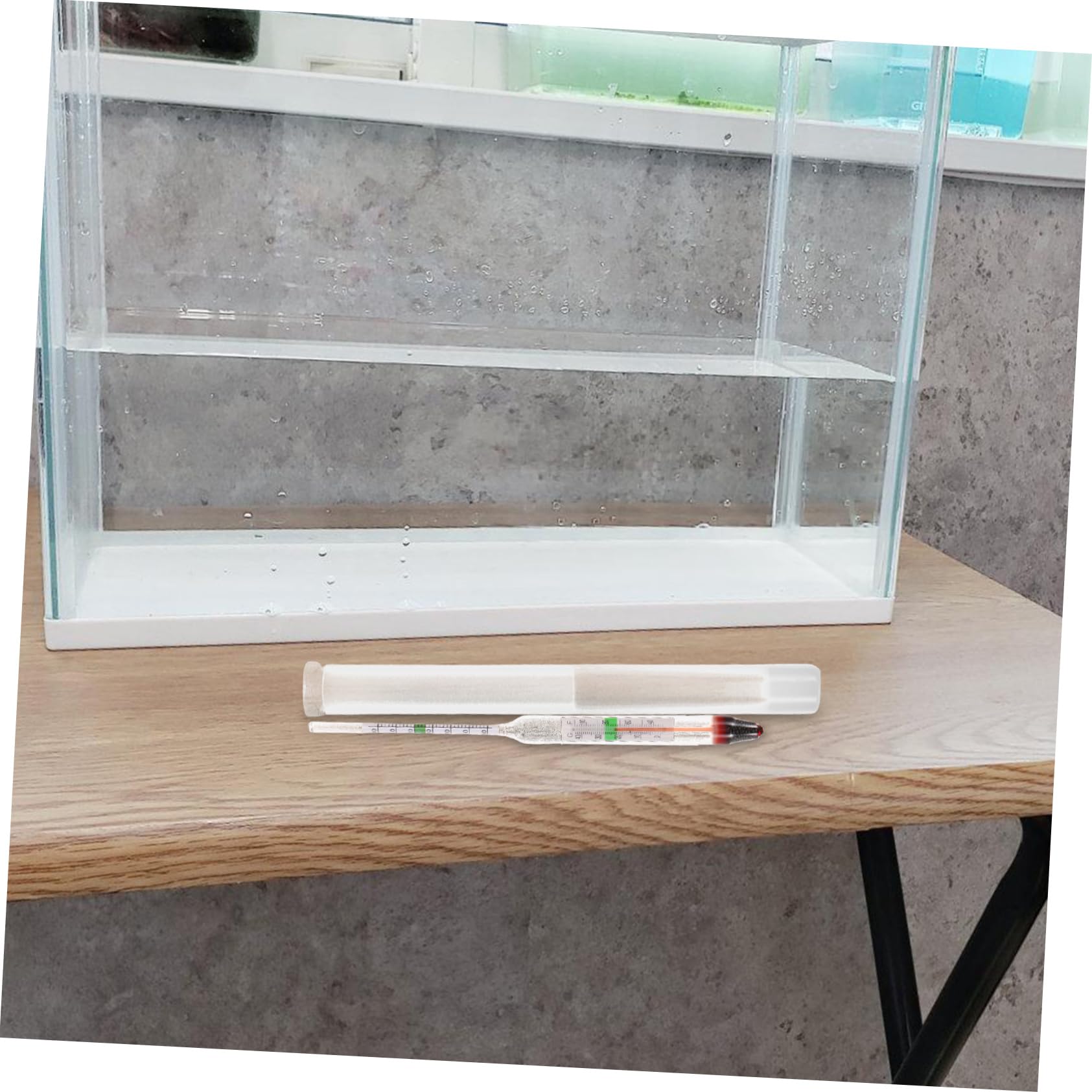 POPETPOP 4 Set di Misuratore di Densità per Acquario di Acqua Marina Idrometro per Acquario Idrometro per Acquario Marino Idrometro per Acquario Tester per Acquario Sale Plastica