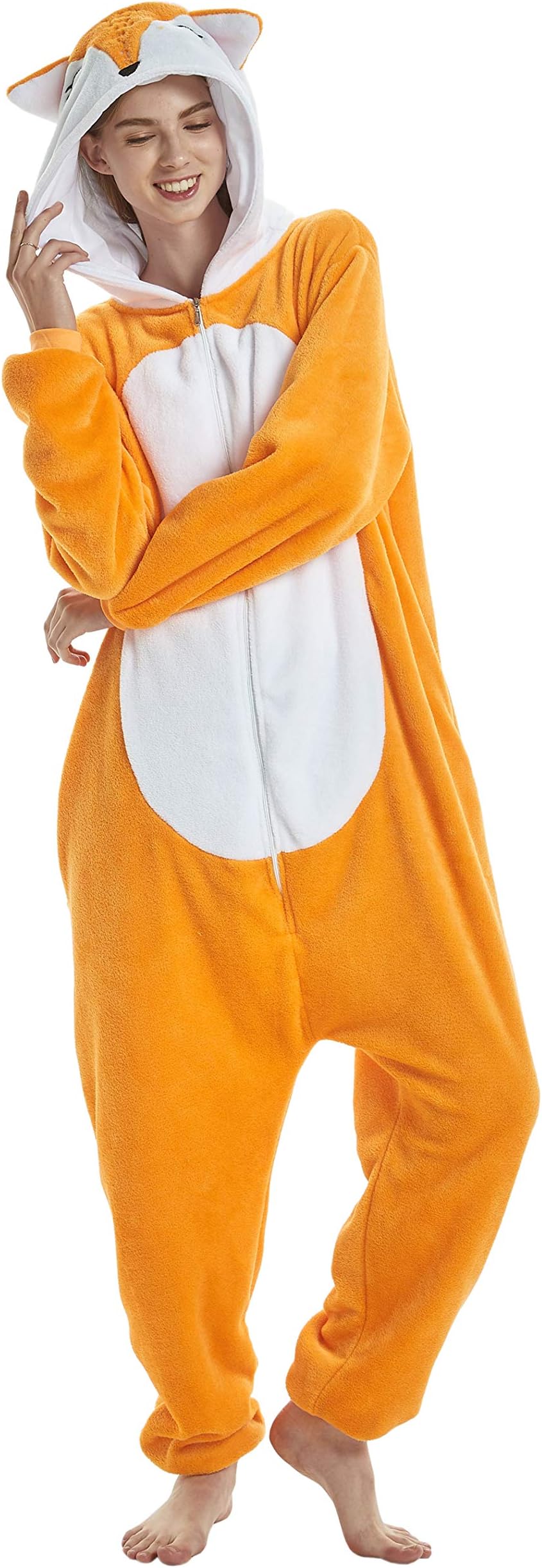 FunnyCos Onesie Animal Pyjamas for Adults Unisex Halloween Cosplay Costume Loungewear