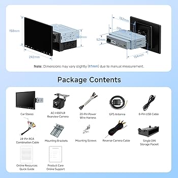 Amazon.com: ATOTOEXCEL A5L 10inch Android Double DIN &Single