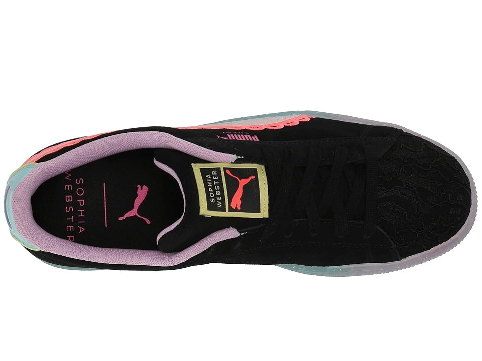 

PUMA Suede Sophia Webster Sneaker (PUMA Black/Fiery Coral) Women's Shoes