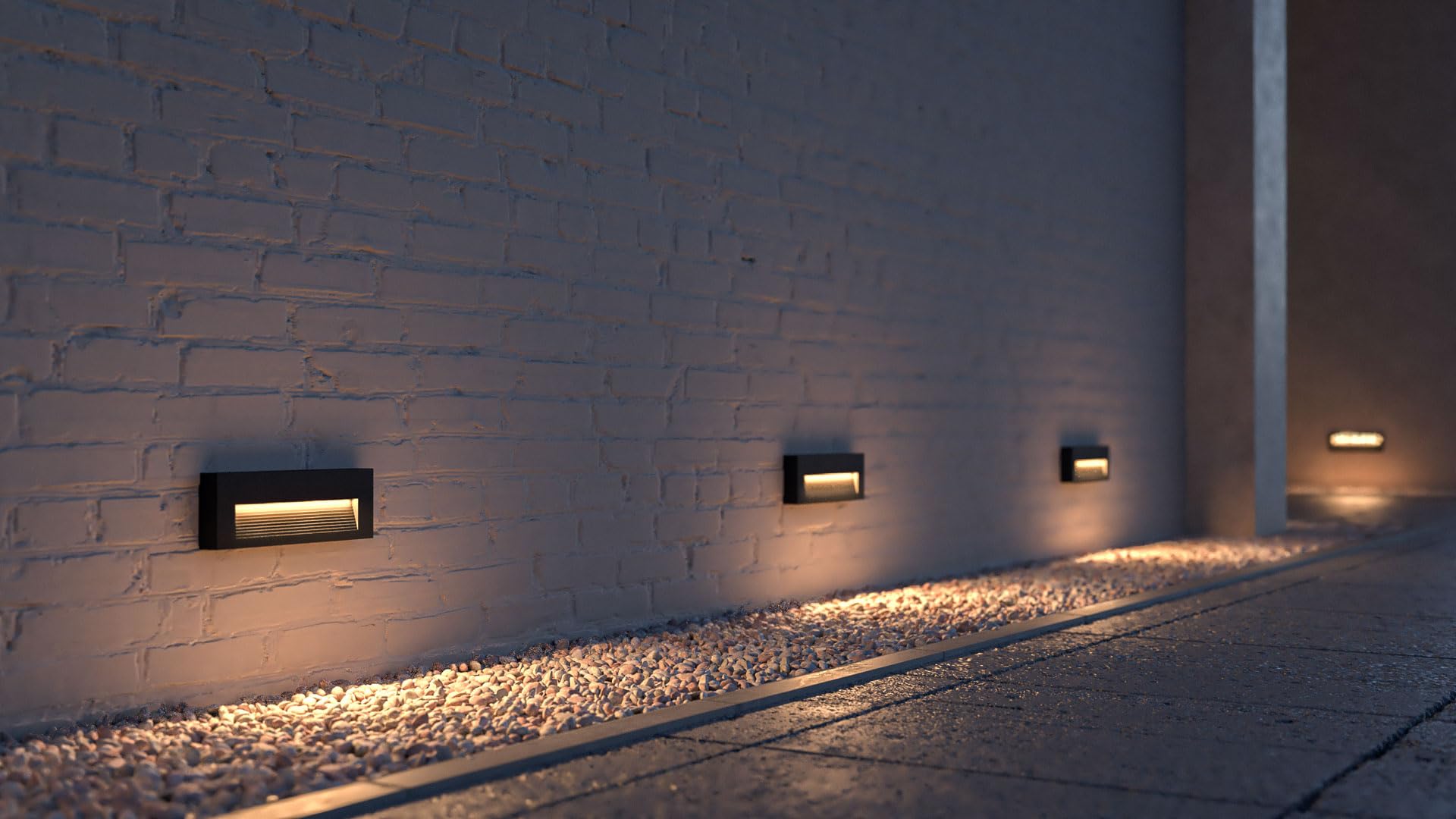 Beneito Faure Tween 5W LED Recessed Spotlight Wall Spotlight for Indoor and Outdoor Use Corridors or Pathways - Corten - Image 4