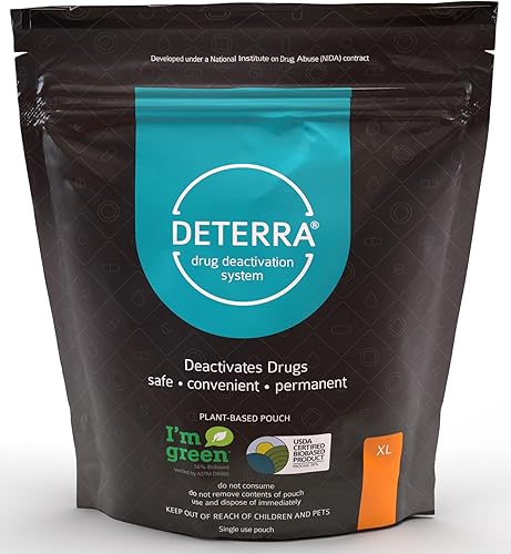 Deterra XL - Sistema de desactivación y eliminación de medicamentos (bolsa XL)