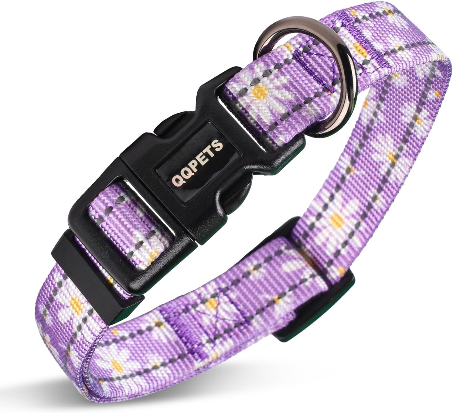 Dog Collar for Small Dogs Reflective Nylon Adjustable Fancy Girl/Boy Pets Heavy