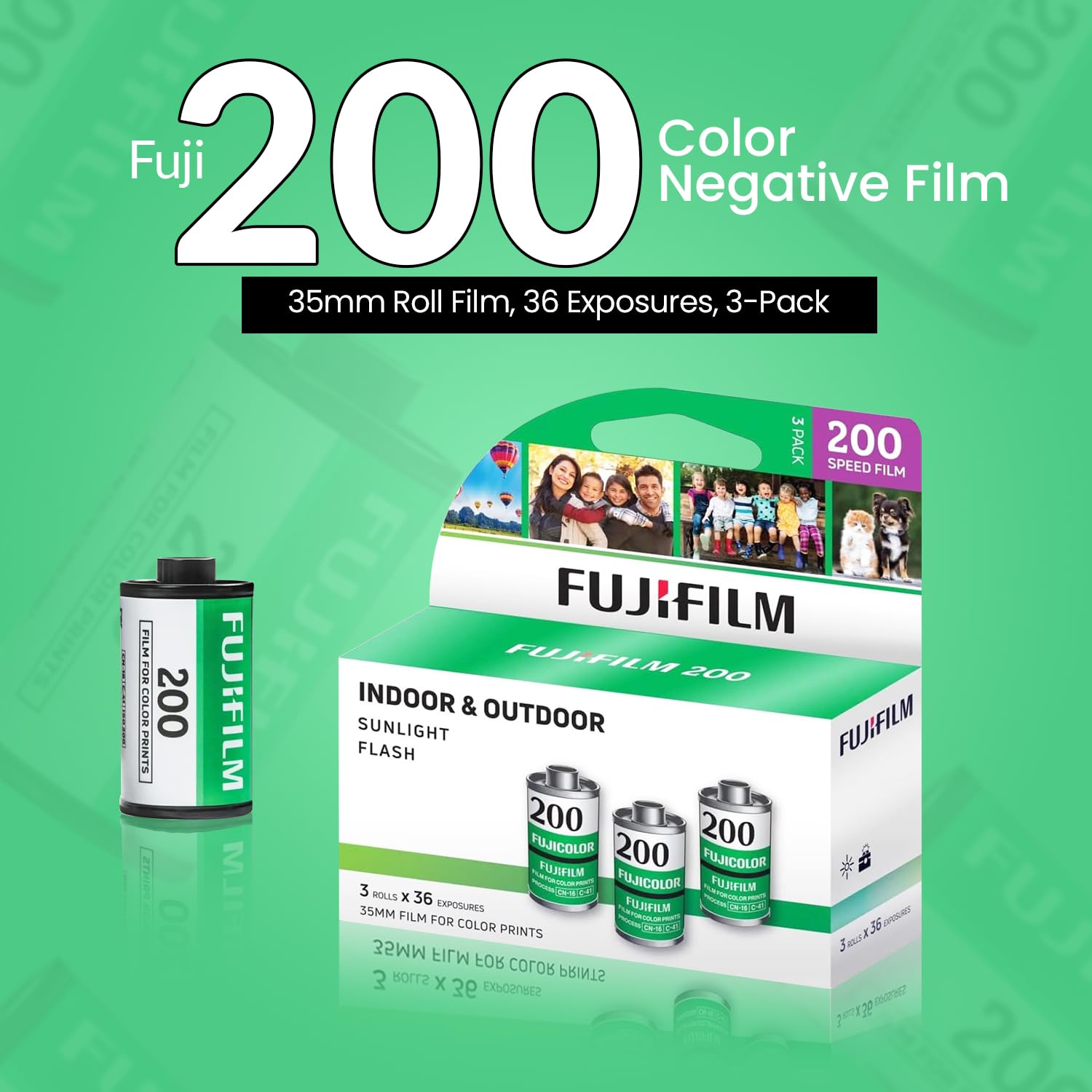 Amazon | FUJIFILM 200カラーネガフィルム(35mmロールフィルム、36枚