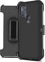 Vista 1 de Funda diseñada para Motorola Moto G50 con protector de pantalla integrado, protector resistente, cubierta frontal de policarbonato resistente