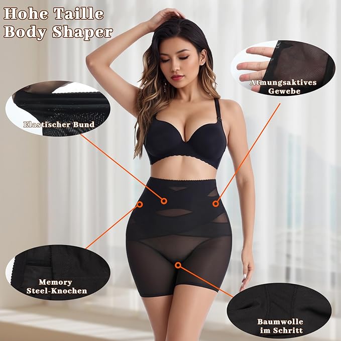 SURE YOU LIKE Miederhose, Damen Taille Shapewear Bauch Weg Body Shaper