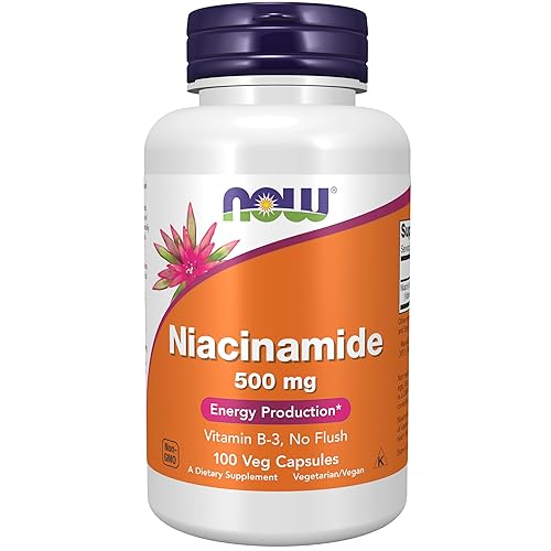 NOW Foods Supplements, Niacinamide (Vitamin B-3) 500 mg, Energy Production*,