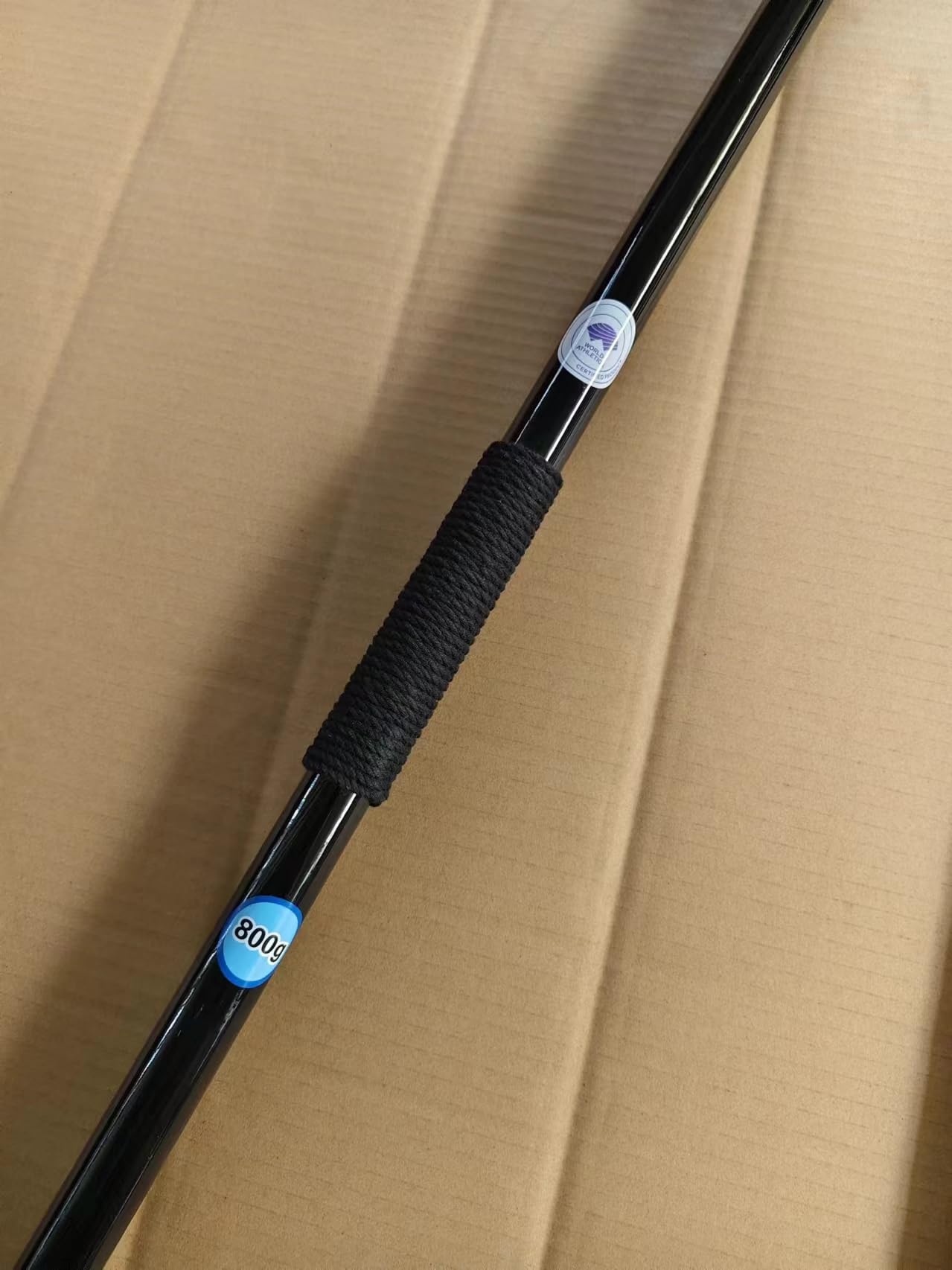 Generic Conqueror 800g Track and Field Competition Javelin Throws 70M IAAF Certified Javelins, Black