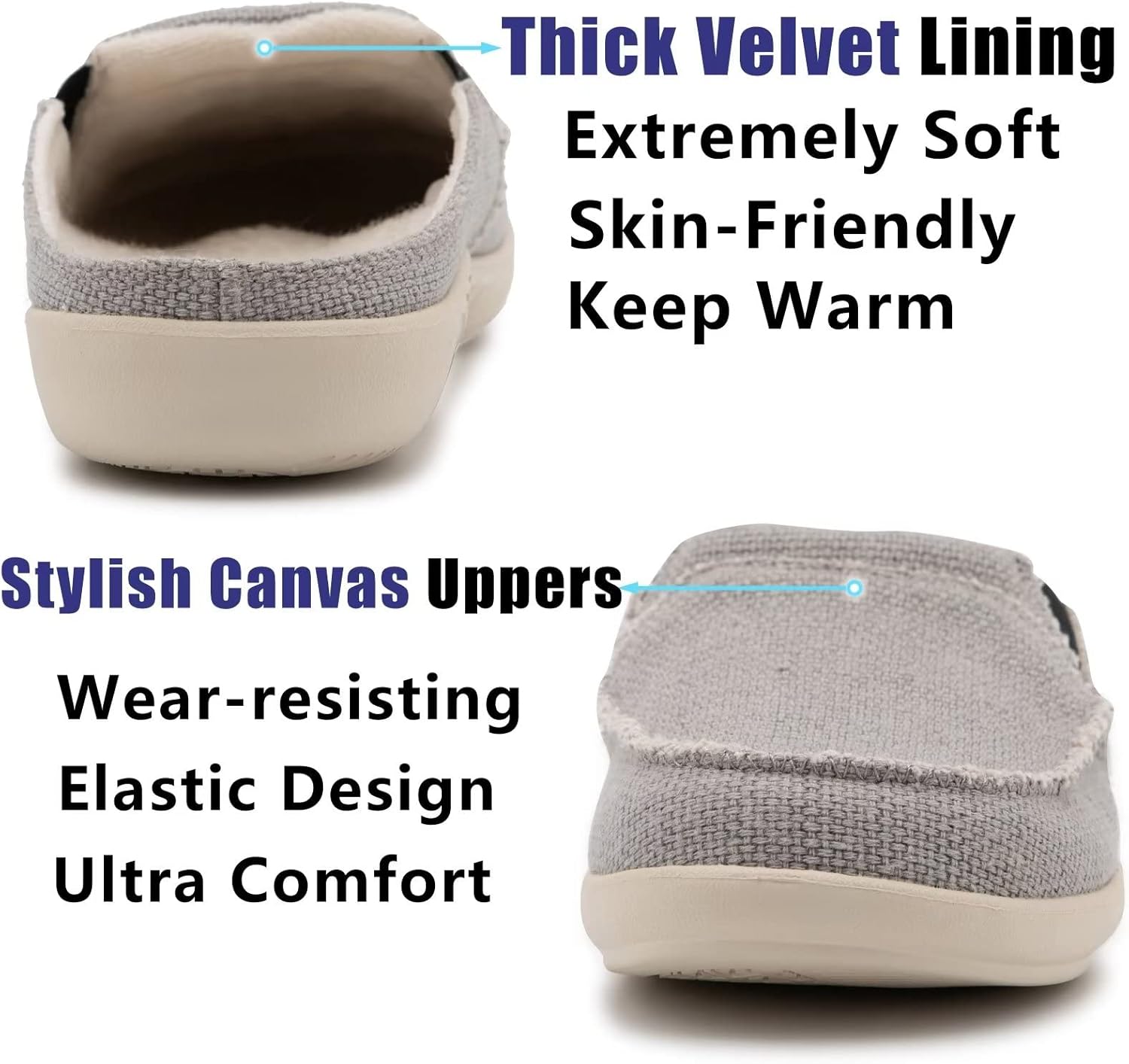 ADAX Men's Plantar Fasciitis & Pain Relief Orthotic Slippers with Arch Support (Size:US 7-US 14) - Image 6