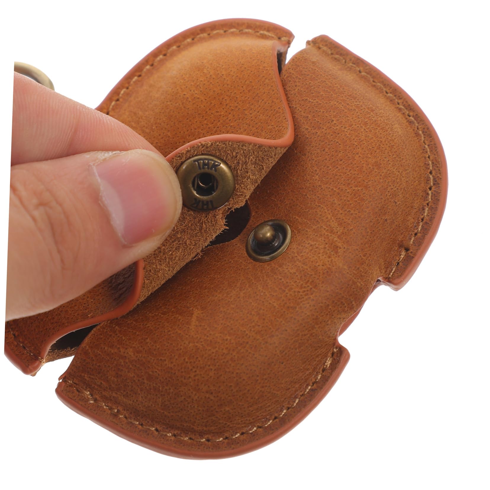 OSALADI 2piezas Funda De Cuero para Auriculares Inalámbricos Protección Elegante y Duradera Compatible para Actividades Al Aire Marrón