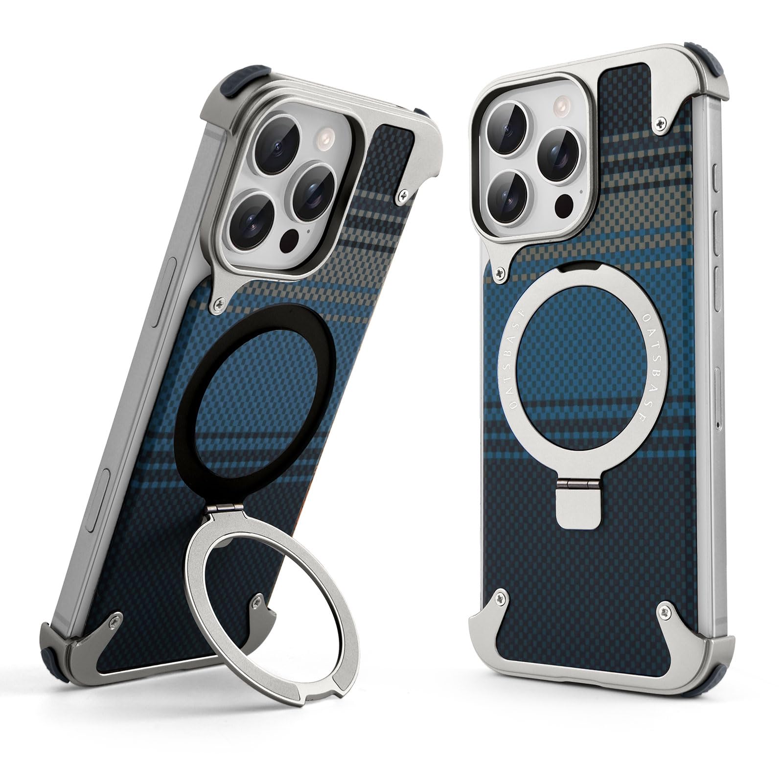 Amazon.com: OATSBASF Frameless for iPhone 16 Pro Case, Bezel Less