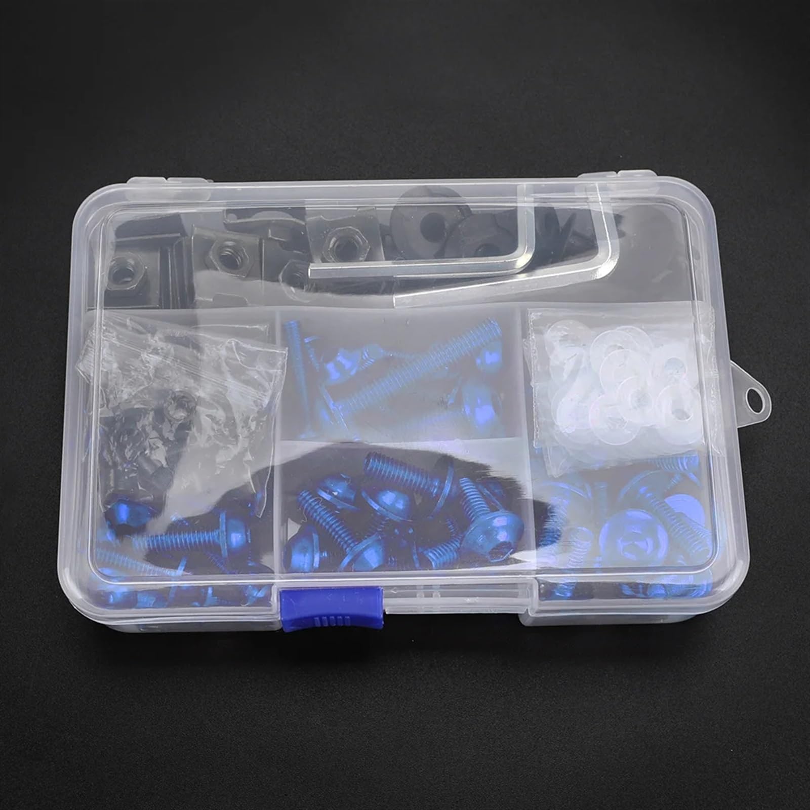 Viti Ergal Moto PER Y-AMAHA T-enere 1200 700 T-MAX T-MAX500 T-MAX530 T-MAX 560 T-ech Max UN Set M6 M5 Kit bulloni carena Carrozzeria Elementi di fissaggio Viti Dado(Blue)