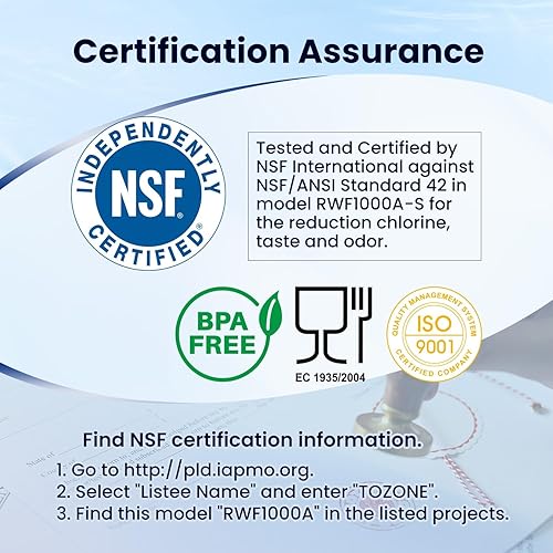 Miniatura 6 de GOLDEN ICEPURE RWF1000A - Filtro de agua para refrigerador LG LT600P, 469990, RFC1000A, WF300, FML-2 5231JA2006B, LFX25961SB, LSC27931ST,