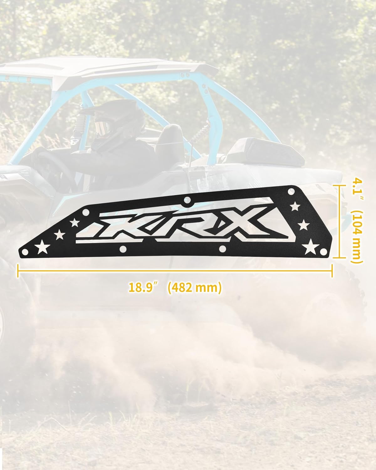 Aluminum Air intake Covers for Kawasaki Teryx KRX / KRX4 1000 2020-2025 Accessories, Black Filter-Air Mesh replace #49064-0013, #49064-0012