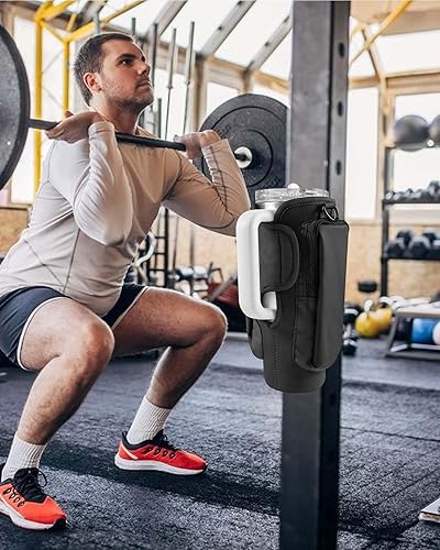 Miniatura 7 de Bolsa magnética de gimnasio para taza Stanley, soporte para botella de agua de 30 onzas, accesorios de taza Stanley, regalos de gimnasio, accesorios