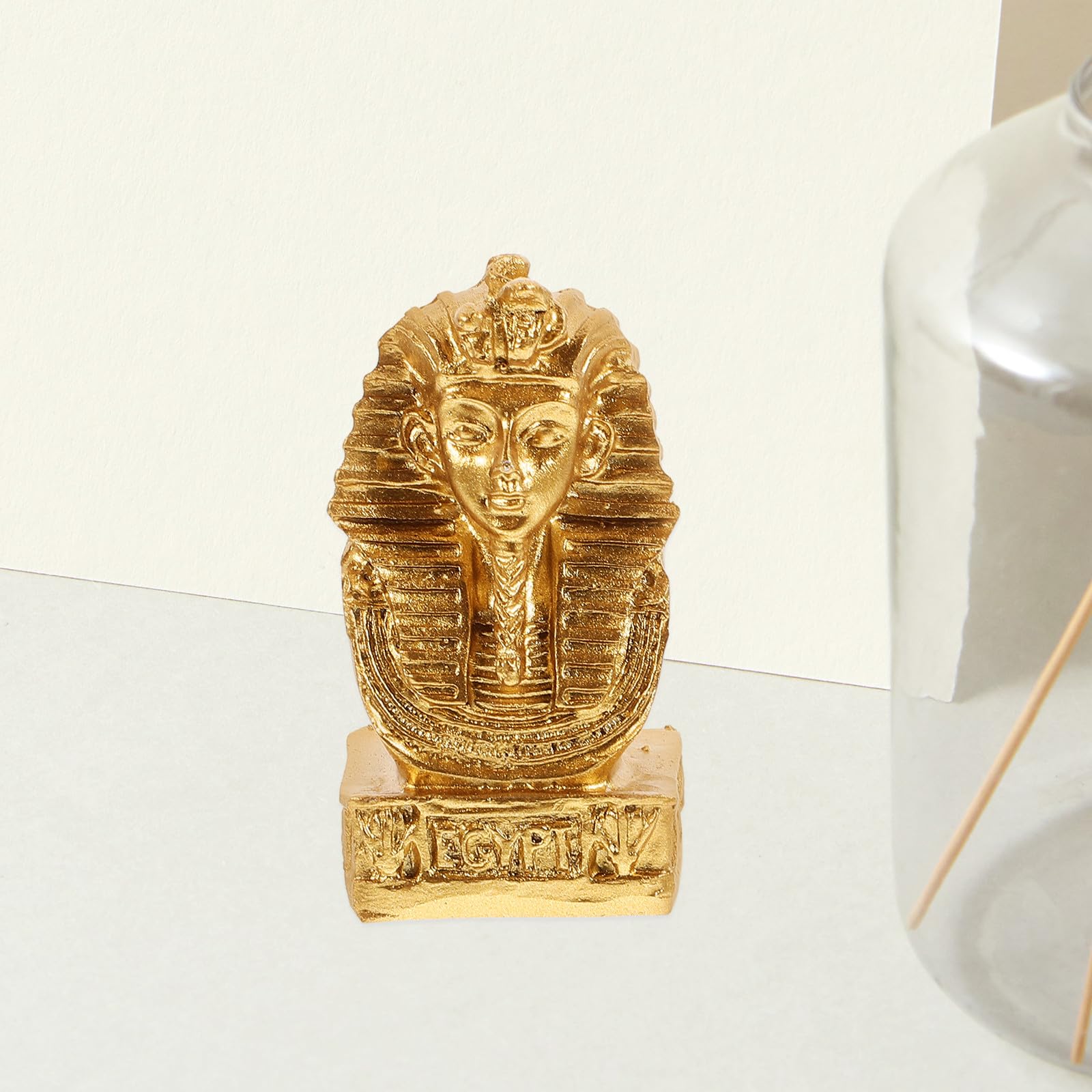 Amazon.co.jp: GRADENEVE 樹脂製エジプトの置物 エジプト王の像