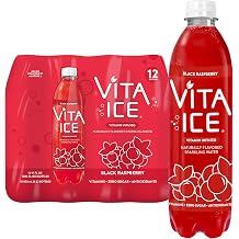 Vita Ice Black Raspberry, 12 Pack, 17 oz. Bottles