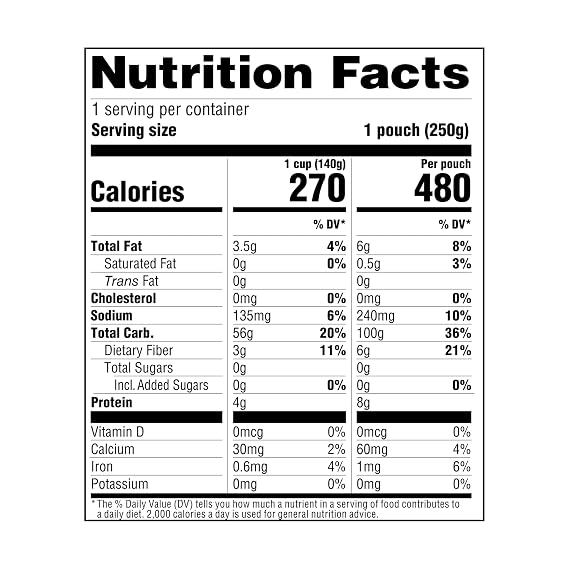 Amazon Grocery, 90 Second Whole Grain Brown Rice, 8.8 Oz