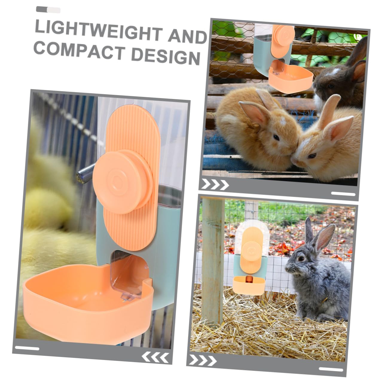 Angoily Mangiatoia Per Animali Domestici Distributore Di Cibo Sospeso Strumento Per Alimentazione Dei Conigli Adatto Gatti e Porcellini d Realizzato in Plastica Duratura