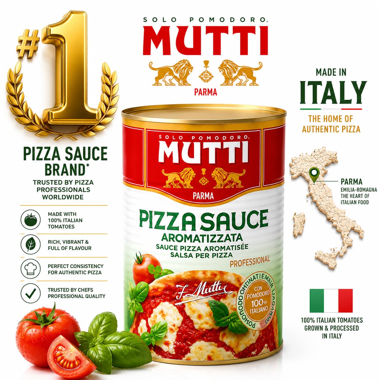 Tomate Pizza Sauce Aromatizzata