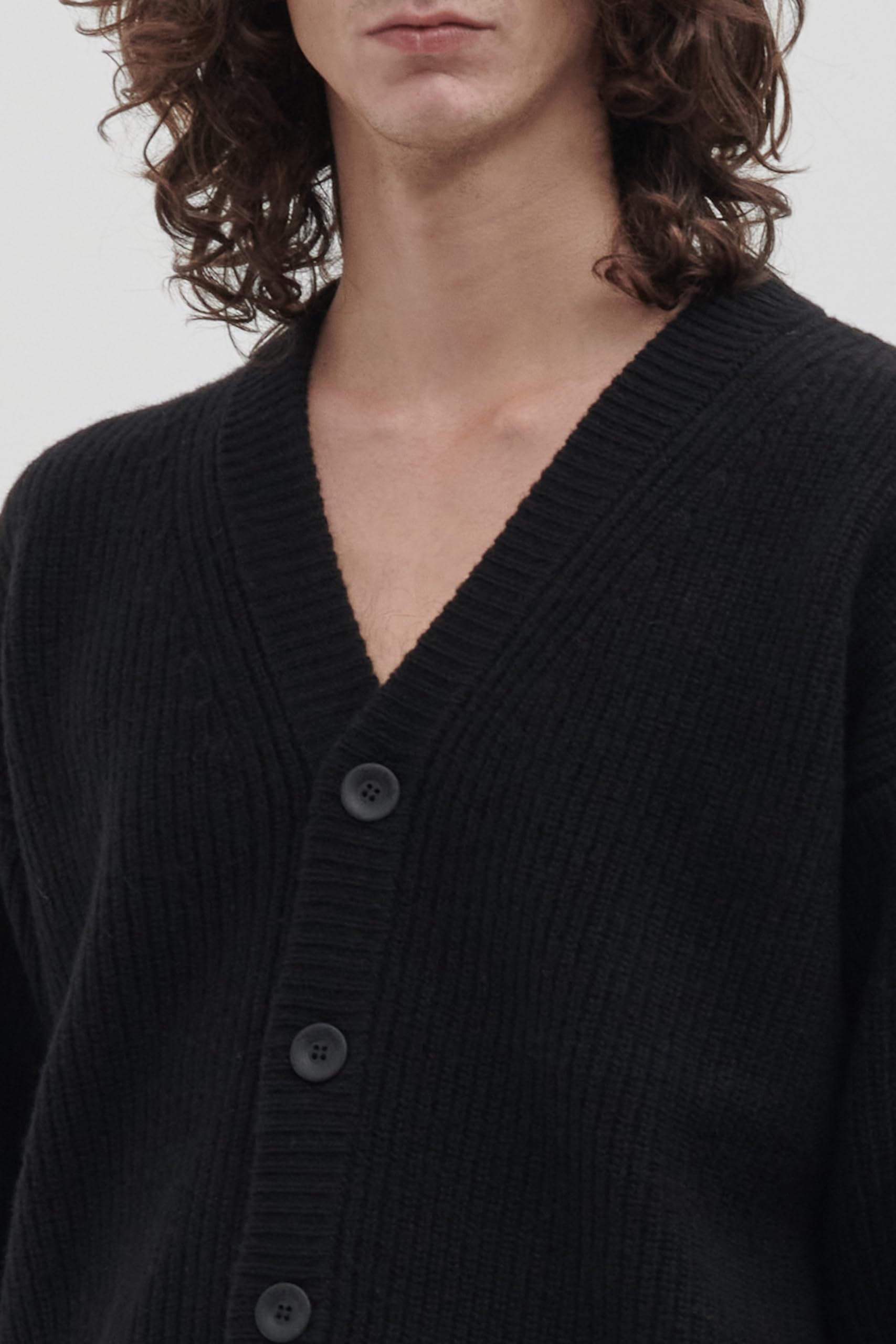Diana Studio – Strickjacke, Herren, Wolle, Lange Ärmel, Normale Passform