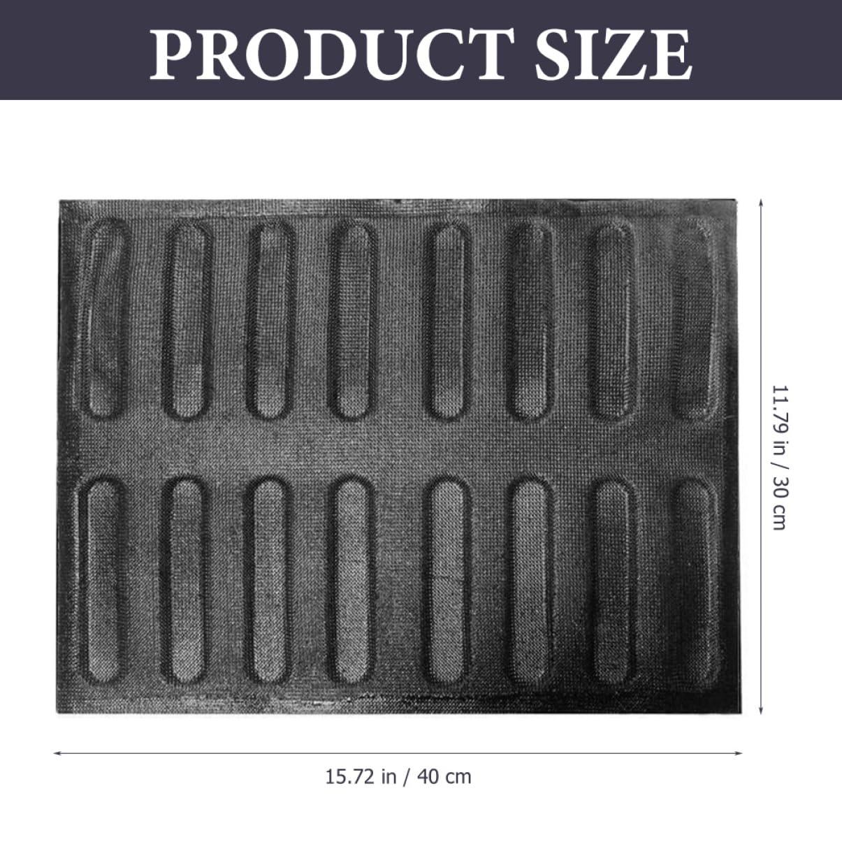 Ciieeo Molde de Silicona para Pan Francés Molde para Hornear Pan Multifunción Separadores para Cocina Diaria y Horneado Transpirable Material Resistente y Fácil de Limpiar