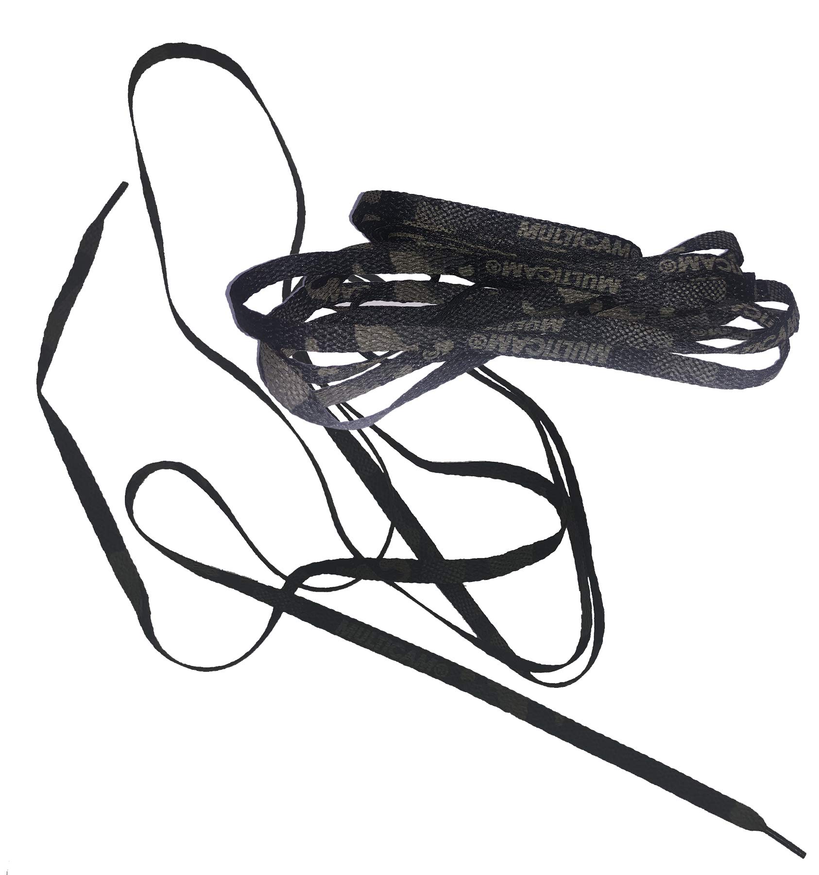 MMI TextilesOfficial Crye Multicam BLACK Boot Laces (Pair) Shoe Lace