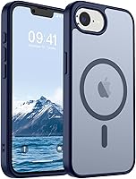 Vista 424 de SUPFINE - Funda magnética para iPhone 13 Pro Max (compatible con MagSafe), (protección contra caídas de grado militar de 10 pies), delgada, Negro