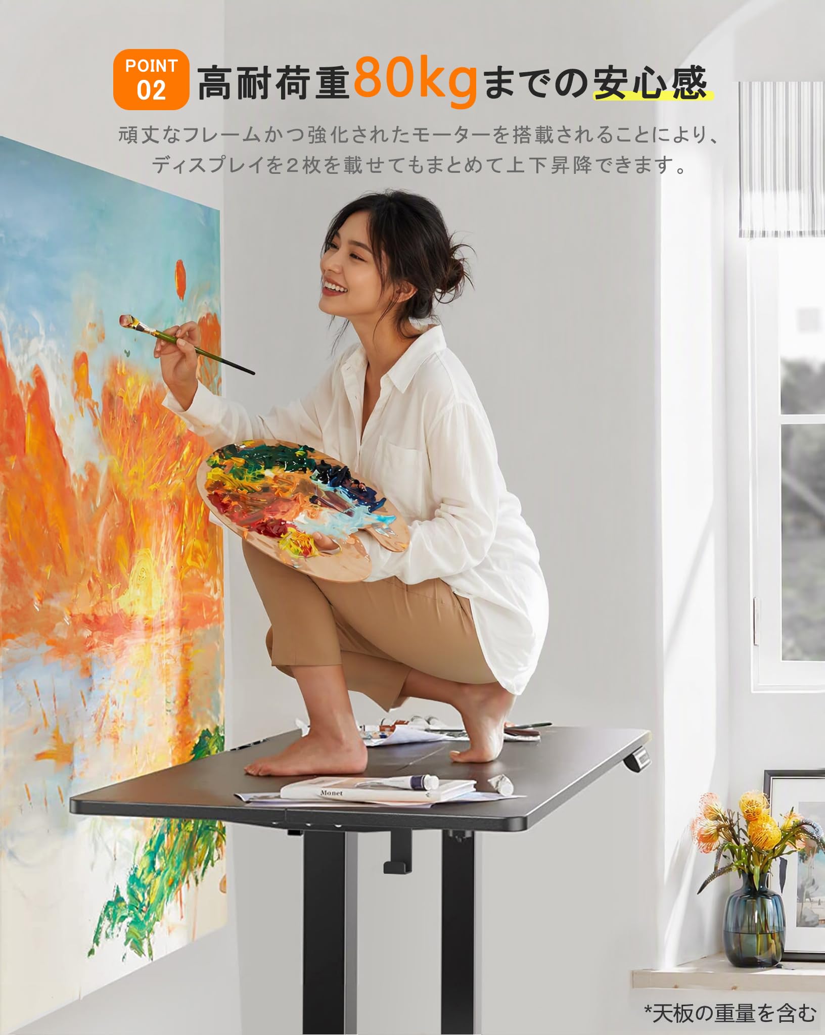 Amazon | ErGear 電動 オフィスワークテーブル 昇降式デスク