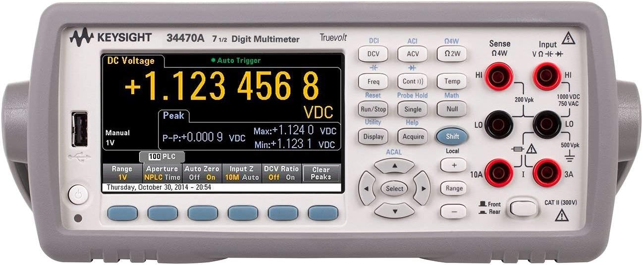 KEYSIGHT 34470A Digital Multimeter, 7 1/2 digit, Truevolt DMM (Renewed)
