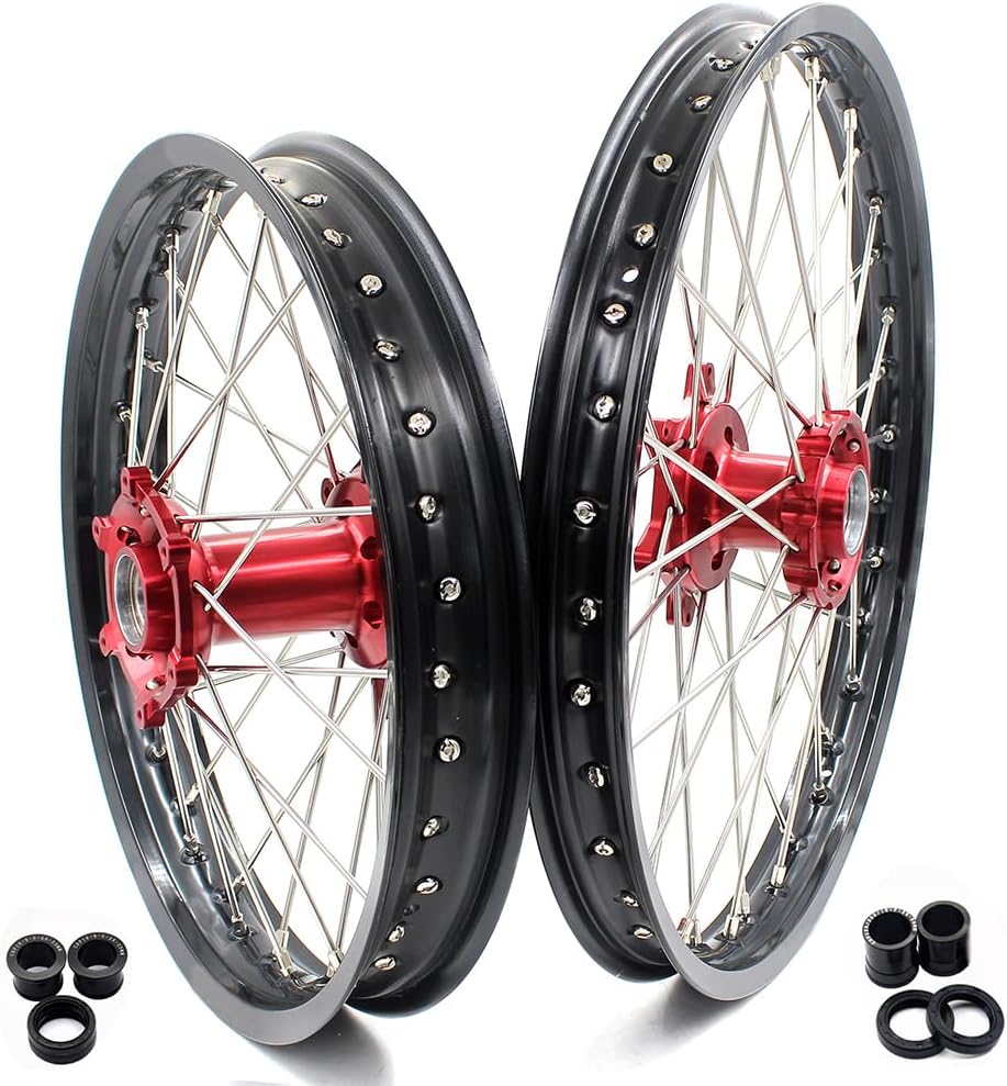 KKE 21'' &18'' Rims Fit Beta RR 2013-2024 OEM Size Enduro Wheels Aluminium Hub Set