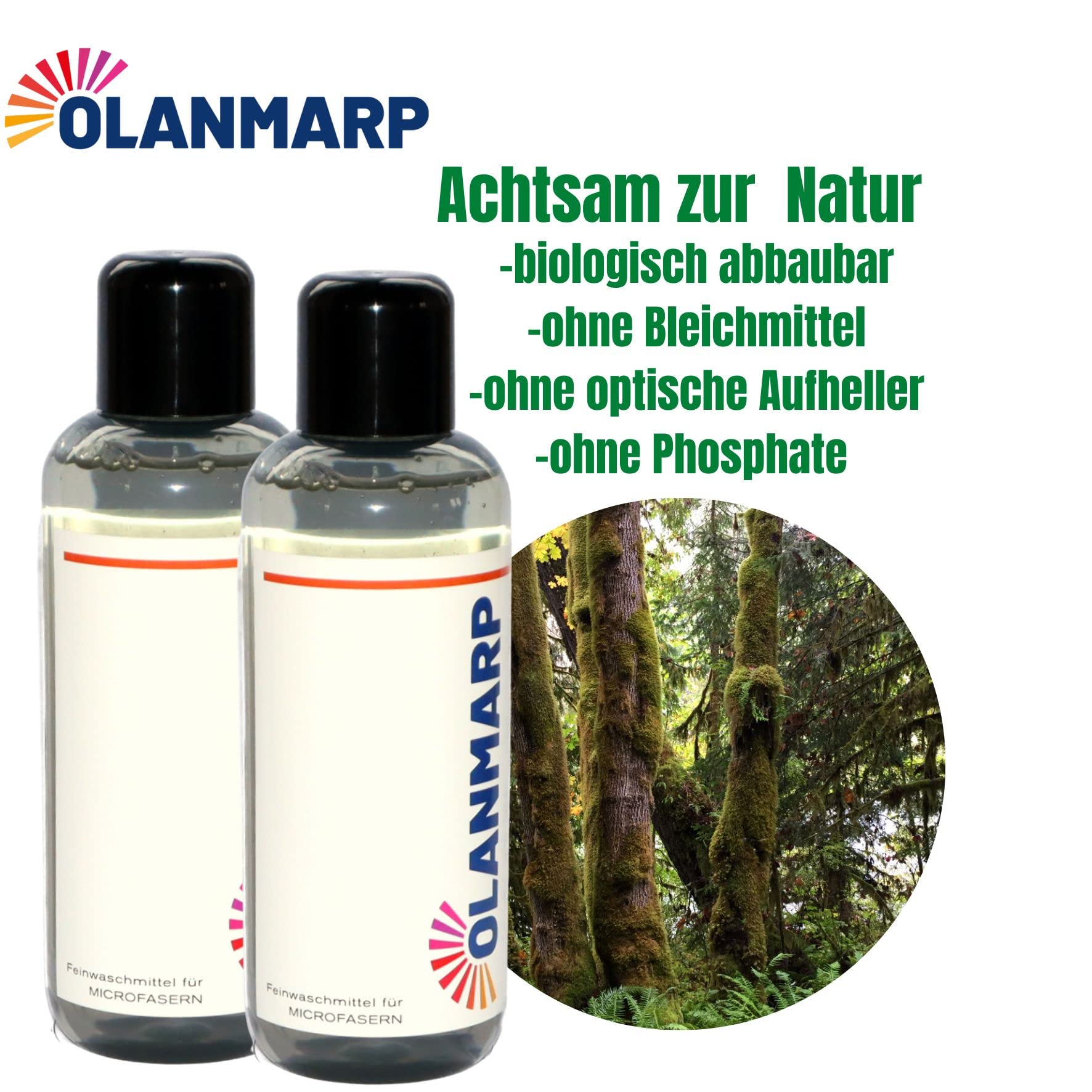 Feinwaschmittel Konzentrat Mikrofaser (480 ml) | Flüssigwaschmittel für Handwäsche & Maschinenwäsche – Sportbekleidung, Dessous, Mikrofaser