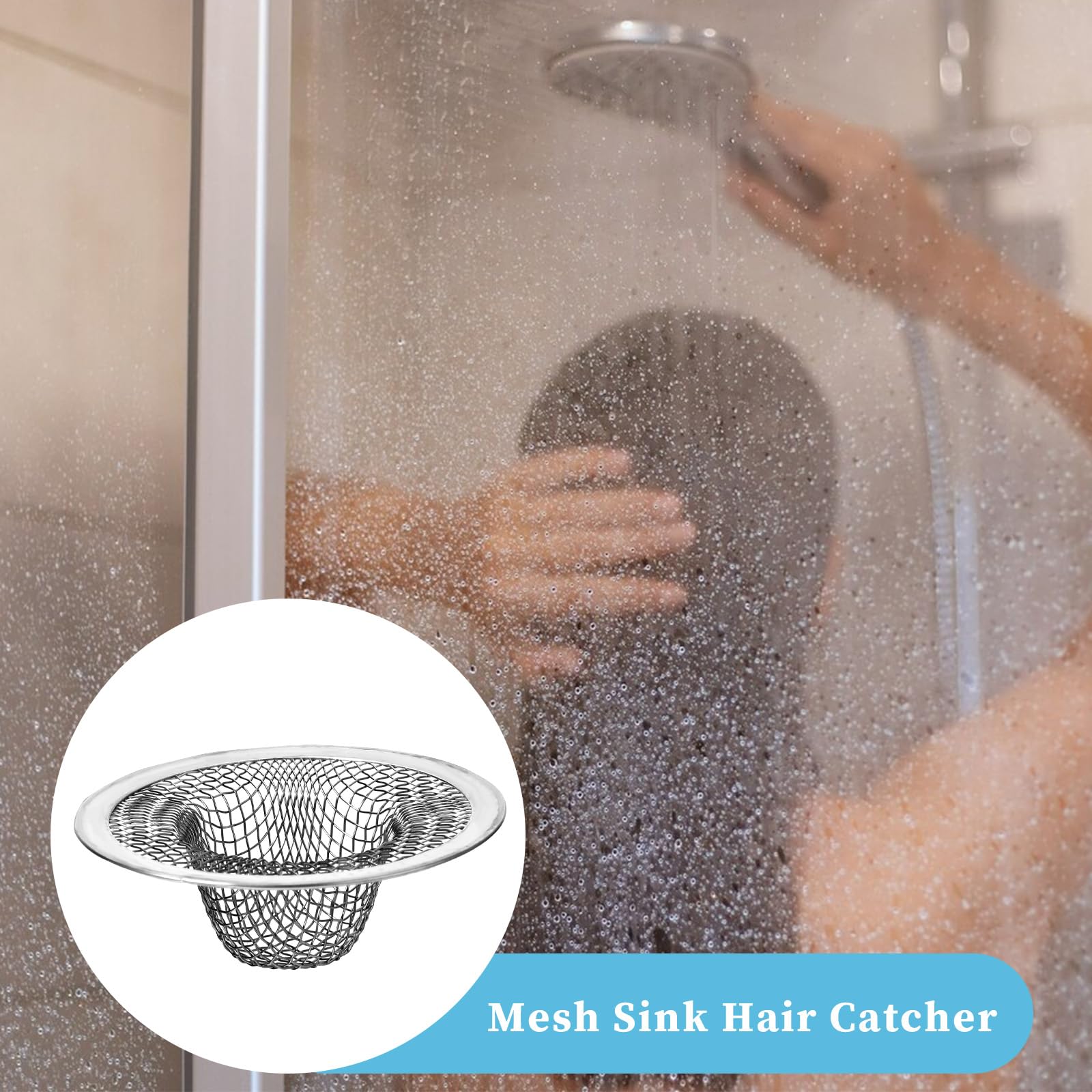 Mesh Sink Strainers - 8 Pack Stainless Steel -5