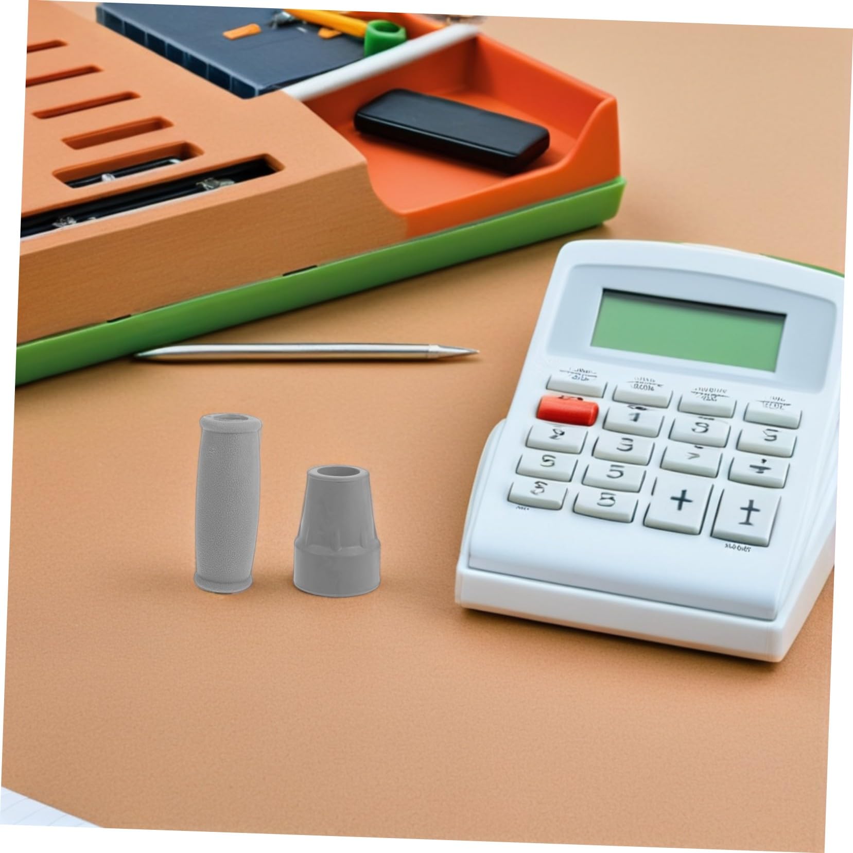 Abaodam 4 Set Accessori per Stampelle con Cuscinetti Sottoascellari Ergonomici Impugnature Antiscivolo e Puntali in Gomma per Bastoni da Passeggio Kit Sostitutivo Pad e Gommini per
