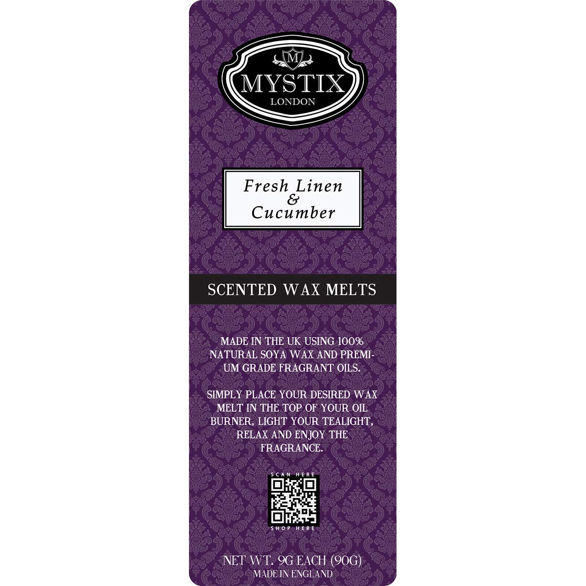 Mystix London, White, 90 g (Pack of 5)