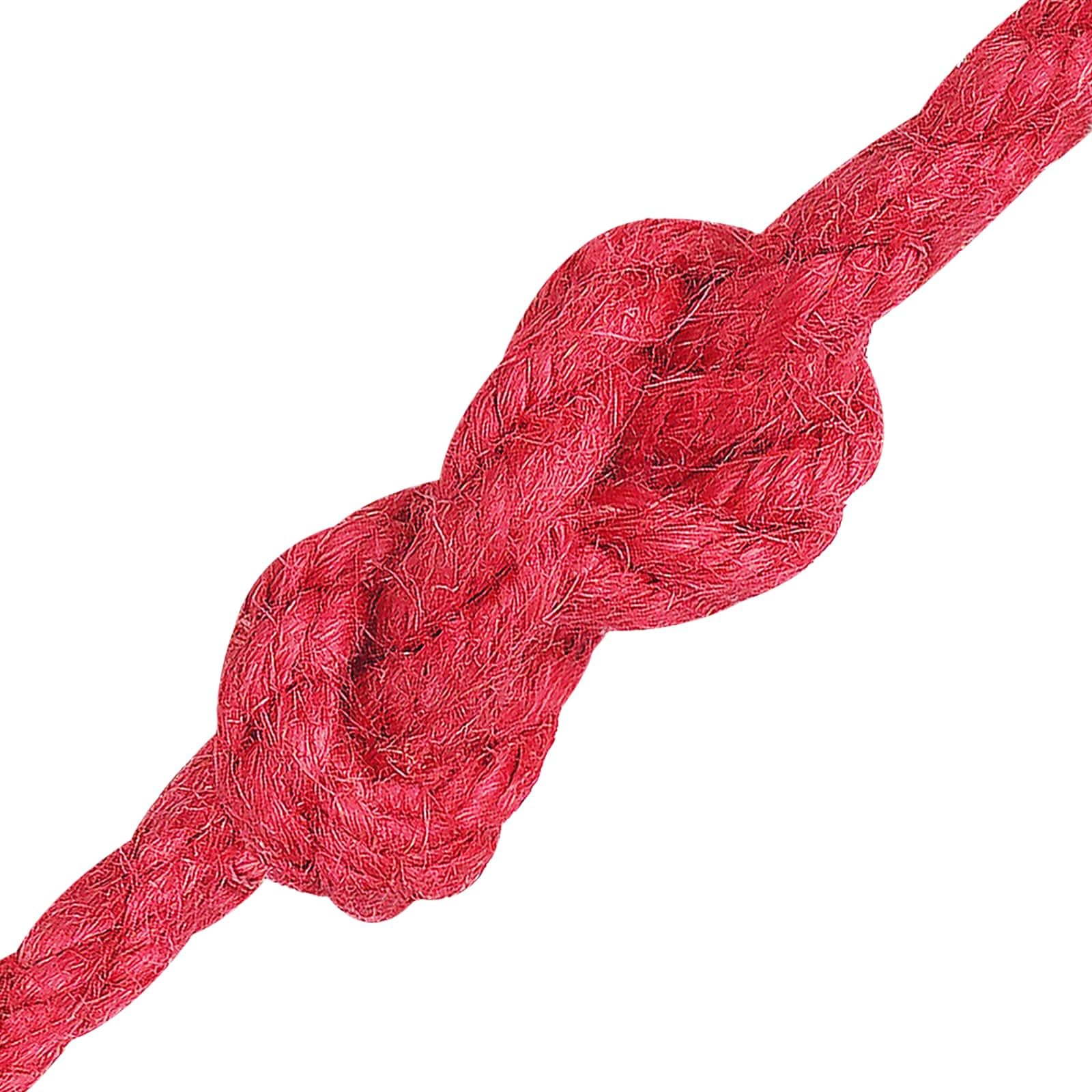 Juteseil Rot 100% Tossa Jute