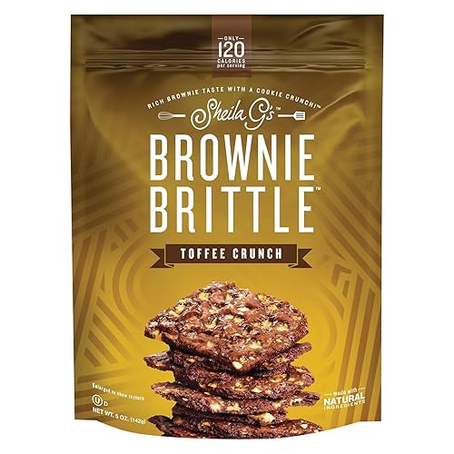 Sheila G's Caramelo Crunch Brownie Brittle 5oz en bolsa