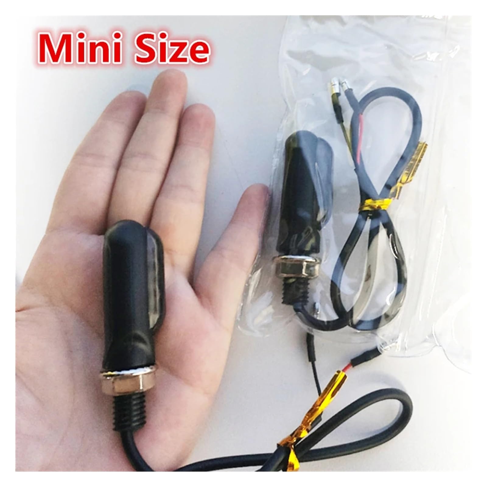 Indicatori di direzione a LED per moto 12V 10mm Indicatoris Motos