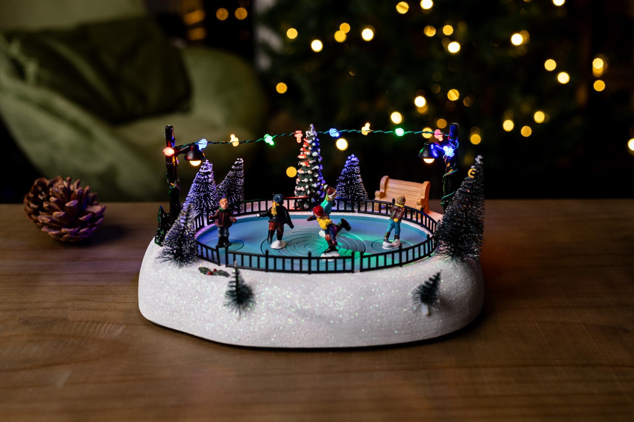 Christmas Town Christmas Village Lighting 9Piece Amazon.co.uk Home