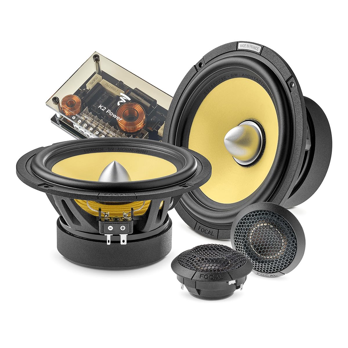 Amazon.co.jp: Focal ES 165 KX2E 6.5インチ K2 EVO 2ウェイ 