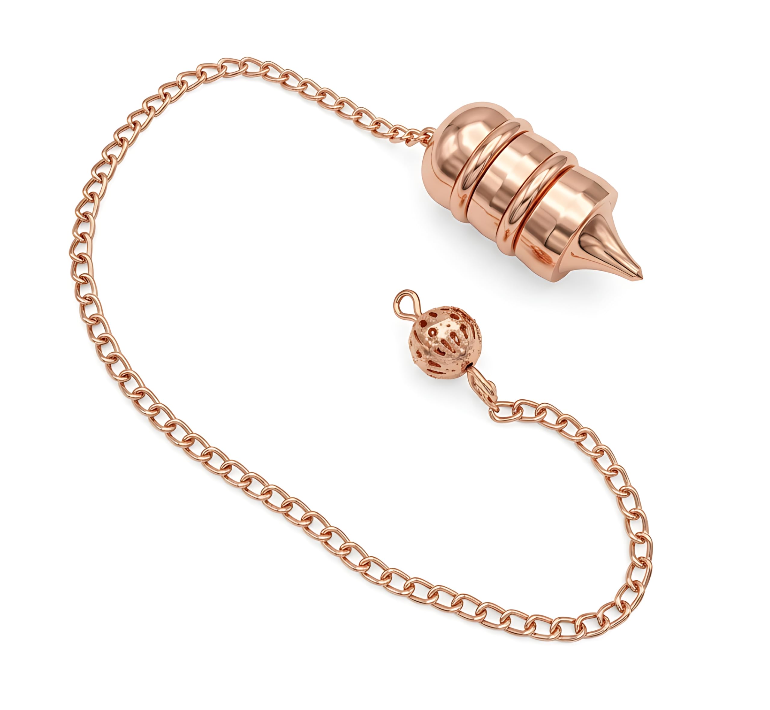 Egyptian Designer Openable Copper Pendulum for Reiki Healing, Dowsing &amp; Chakra Balancing – Dionysus Style Divination &amp; Meditation Tool