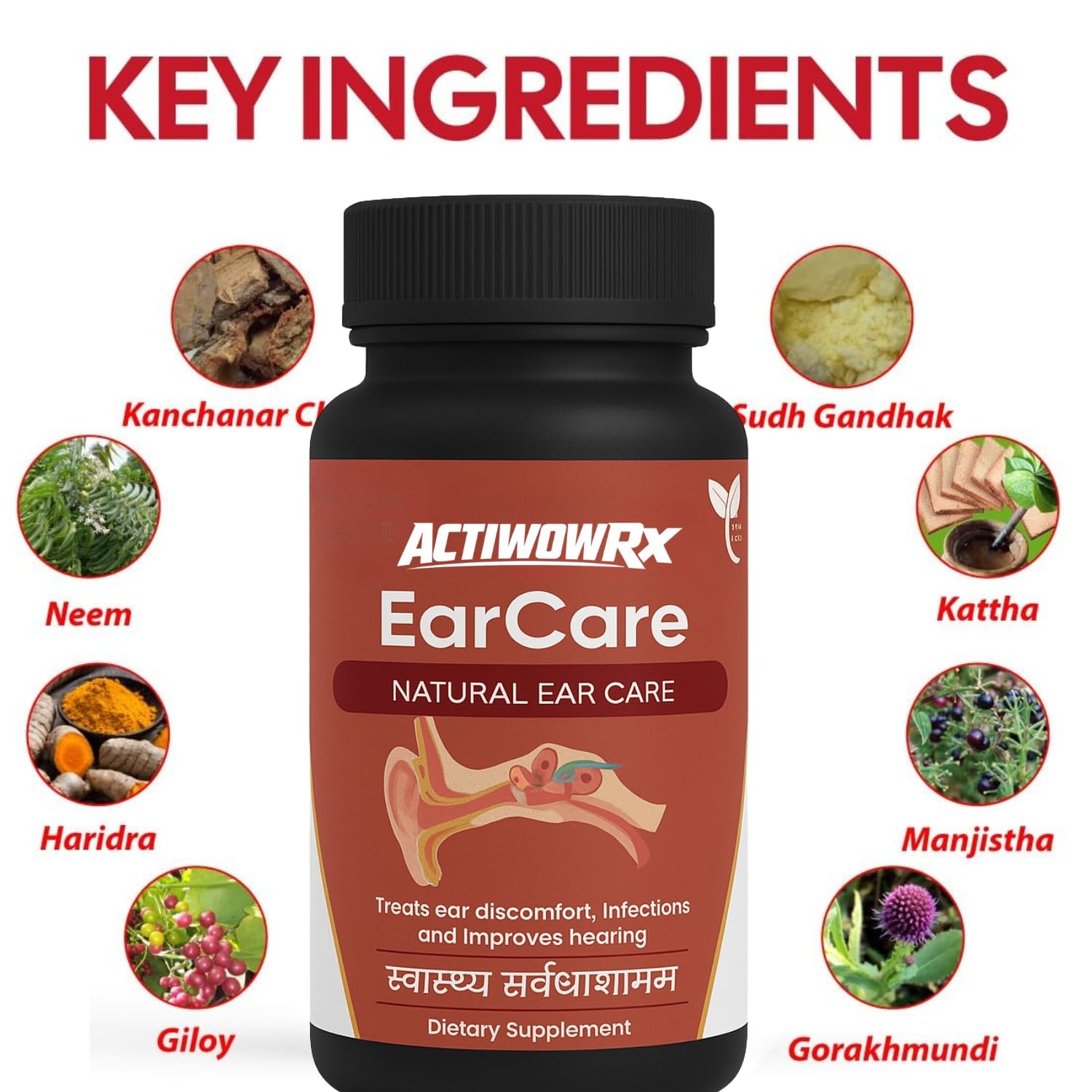 EarCare Natural Ear Health Supplement Powder – Supports Ear Comfort & Hygiene | Herbal Formula for Ear Wellness & Relief | 150 g powder — Amazon image 4
