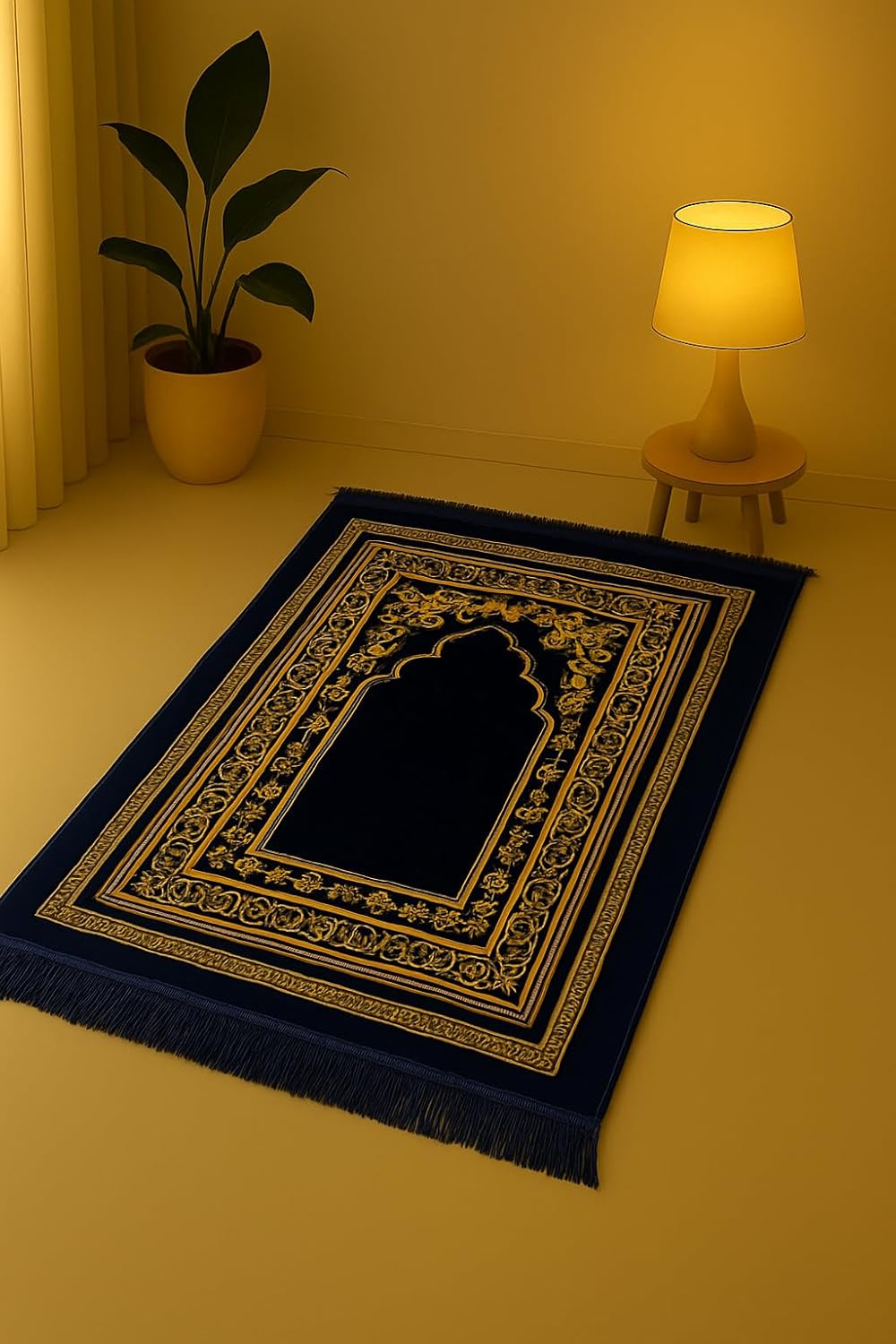 DEESAK Modern Premium Janamaz Prayer Mat Musalla Soft Velvet Mat for ...